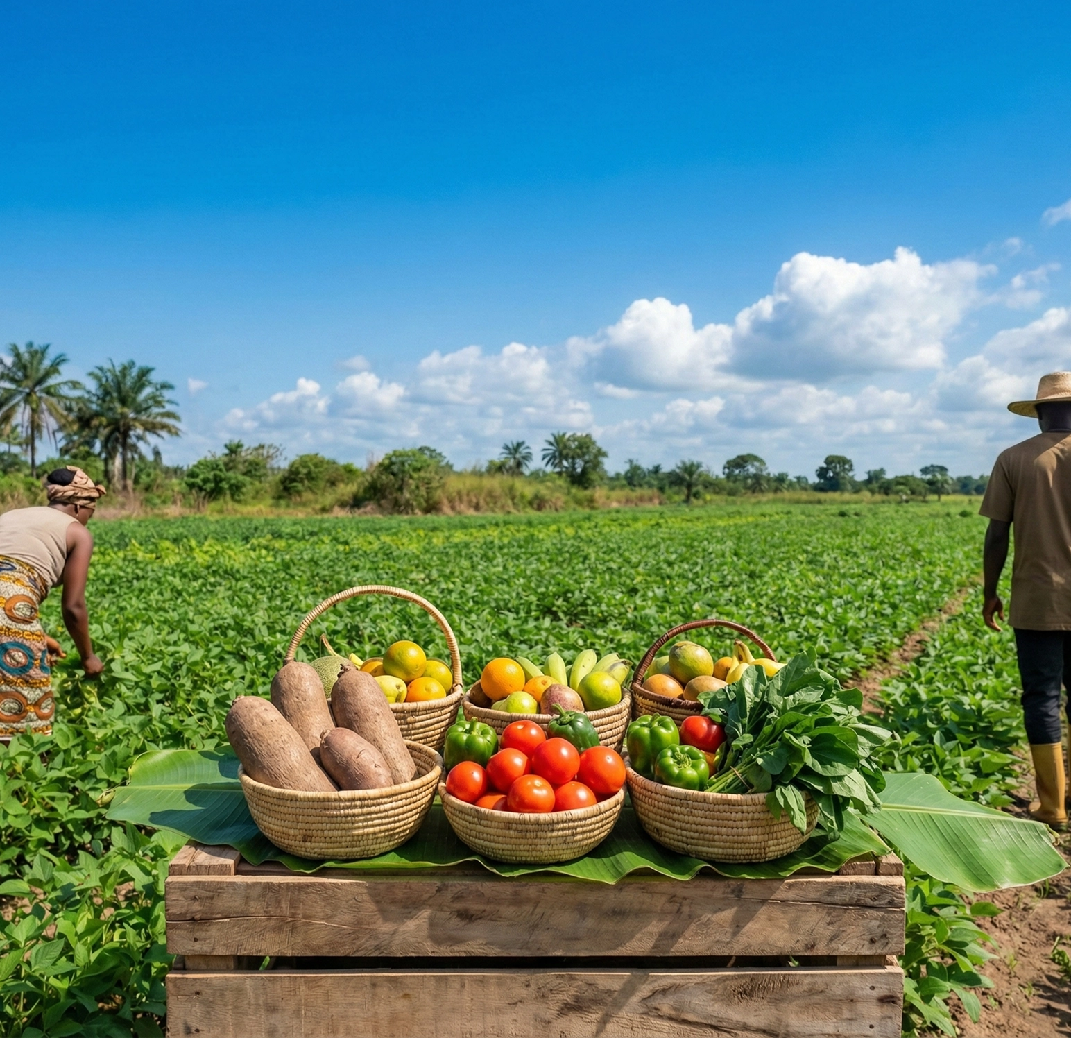 Fresh farm produce